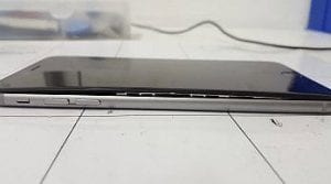 image showing swollen battery - customer needing an iPhone repair in Ipswich