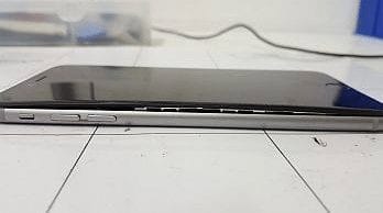 image showing swollen battery - customer needing an iPhone repair in Ipswich