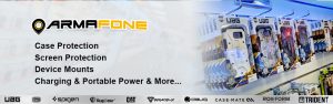 Phone accessories at ArmaFone header