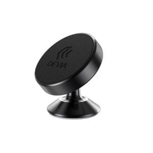Magnetic Plate Dashboard Car Holder - Black