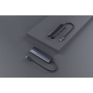 Type C 4in1 Hub - PD, HDMI, & USB - Grey