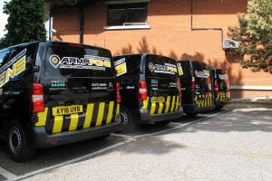 Phone repair fleet of mobile workshops