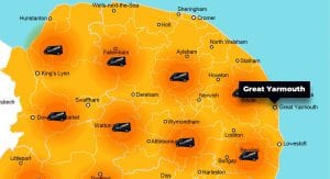 Great Yarmouth phone repair - call-out service coverage area