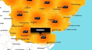 Maldon phone repair - call-out service coverage area