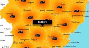 Sudbury phone repair - call-out service coverage area