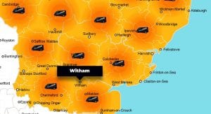 Witham phone repair - call-out service coverage area