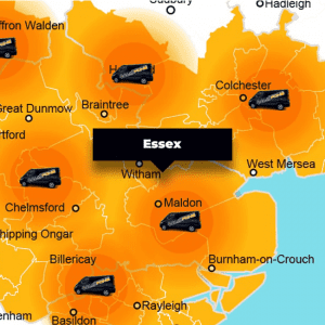 Essex phone repair - call-out service coverage area