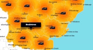 Braintree phone repair - call-out service coverage area