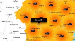Haverhill phone repair - call-out service coverage area