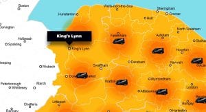 King's Lynn phone repair - call-out service coverage area