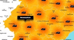 Newmarket phone repair - call-out service coverage area