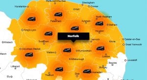 Norfolk phone repair - call-out service coverage area