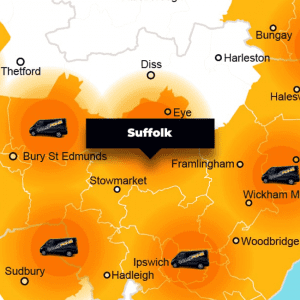 Suffolk phone repair - call-out service coverage area