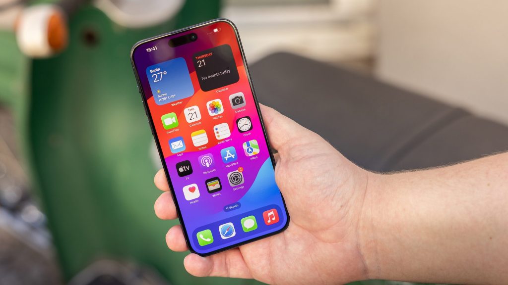 iPhone 15 with iOS 17